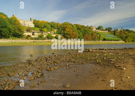 Dresda Dresda Elbschlösser palazzi sul fiume Elba 20 Foto Stock