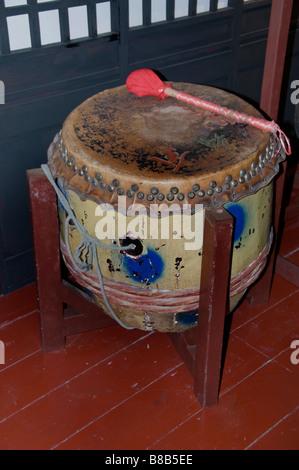 Malacca Malaysia Museum Chinatown Cina cinese la grande tamburo Foto Stock