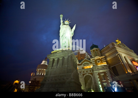 La striscia, New York New York hotel in Las Vegas, Nevada Foto Stock