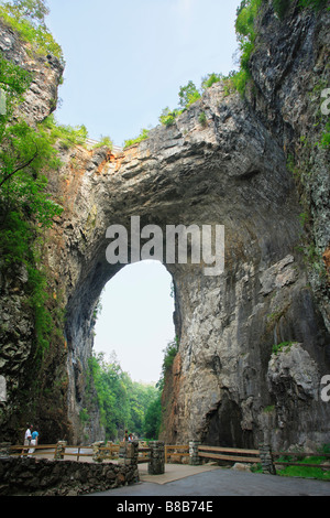 Vista ponte naturale, Virginia Foto Stock