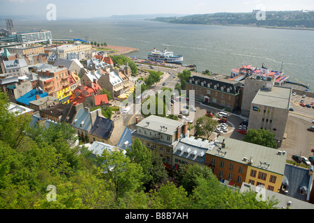 Basse-Ville, Quebec City, Québec Foto Stock