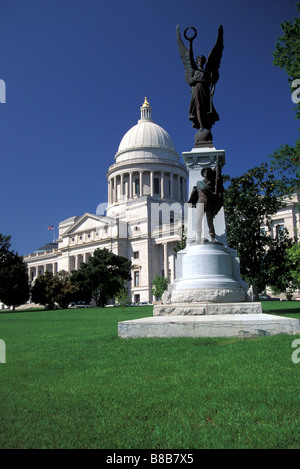 State Capitol Little Rock Arkansas USA Foto Stock