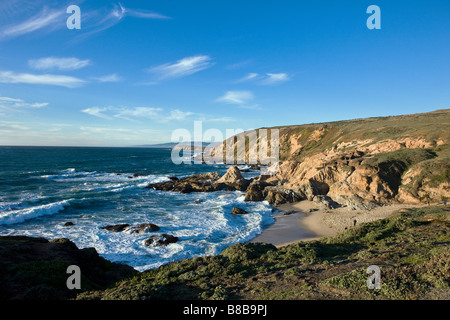 La costa del Pacifico a Bodega Bay, CALIFORNIA, STATI UNITI D'AMERICA Foto Stock