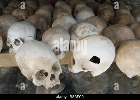 Le vittime di Pol Pot e il regime maoista, Choeung Ek Killing Fields Cambogia Foto Stock