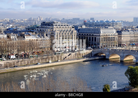 La Senna a Parigi Francia Foto Stock