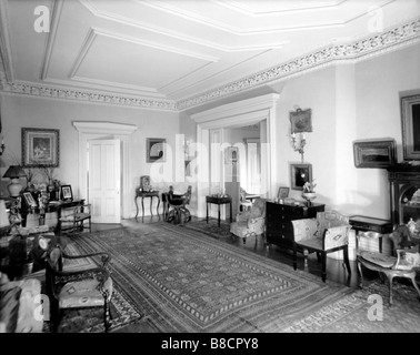 Famiglia vittoriana Home, Montreal, Quebec, circa 1800s Foto Stock