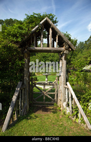 Garden Gate Farm a stramazzo Sito Storico Nazionale ex casa del pittore J Alden Weir Branchville Connecticut Foto Stock