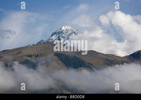 Vulcano Illiniza - Illiniza Sur (5,248 m) e Illiniza Norte (5,126 m), Ecuador America del Sud.70261 Ecuador Foto Stock