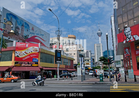 Jalan Bukit Bintang Plaza strada Bintang Walk Kuala Lumpur in Malesia Foto Stock