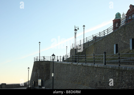 Cromer Pier a metà inverno, Norfolk, Gran Bretagna Foto Stock