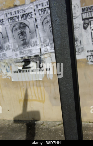 Sulla parete NW 79th street a Miami in Florida Foto Stock