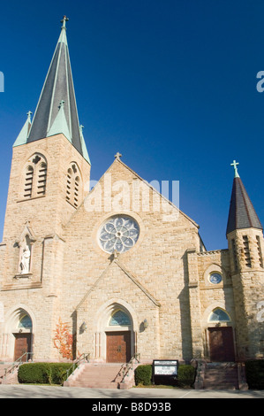 L Immacolata Concezione della Chiesa Cattolica, Ithaca, NY, STATI UNITI D'AMERICA Foto Stock