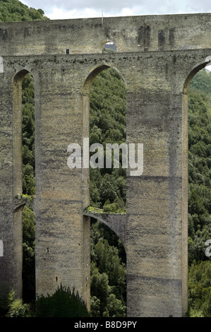 Ponte delle Torri, Spoleto, umbria, Italia Foto Stock