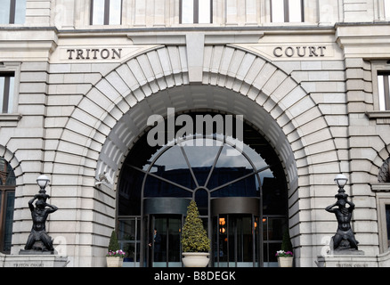 Il Triton Corte edificio nel Finsbury Square London Inghilterra England Foto Stock