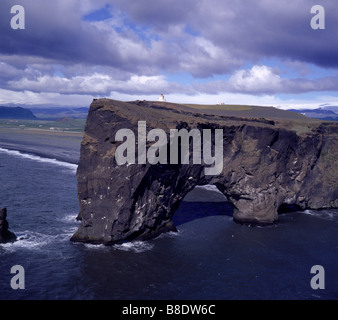 Dyrholaey, costa sud dell'Islanda Foto Stock