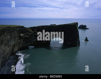 Dyrholaey, costa sud dell'Islanda Foto Stock