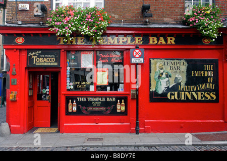 L'Irlanda pub di Dublino Temple Bar in area di Temple Bar Foto Stock