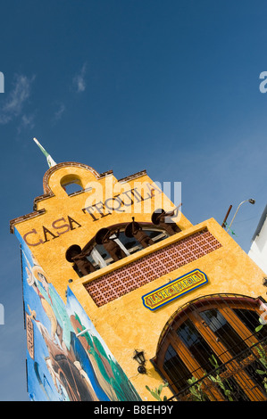 Casa Tequila quinta avenue Playa del Carmen in Messico Foto Stock