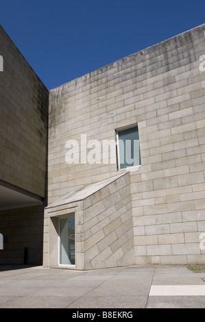 Dettaglio del Centro Galego de Arte Contemporaneo (CGAC) in Santiago de Compostela. Di Alvaro Siza Vieira Foto Stock