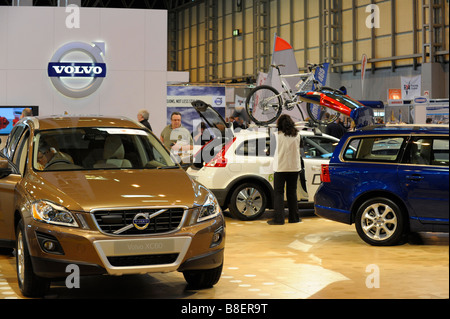 La Volvo stand presso il National barca Caravan e di spettacolo all'aperto a Birmingham in Inghilterra 2009 Foto Stock