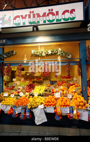 Grande mercato interno o mercato centrale, mercato interno i, Budapest Foto Stock