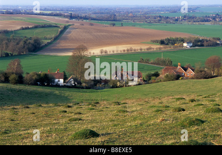 Il paesaggio intorno a Goring e Streatley, Oxfordshire, Regno Unito Foto Stock