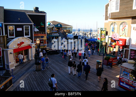 Pier 39 Fisherman's Wharf di San Francisco Foto Stock