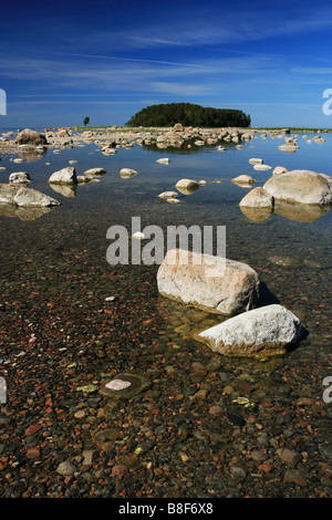 Il Rocky seascape di Käsmu penisola, in Lahemaa National Park, Estonia. Foto Stock