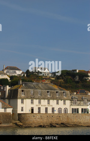 Idle Rocks hotel. St Mawes, Cornwall, Inghilterra Foto Stock