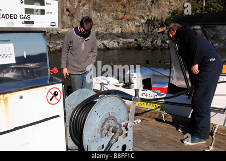 pompa a gas marine Foto Stock