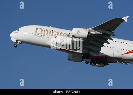 EMIRATES AIRLINES Airbus A380 Foto Stock