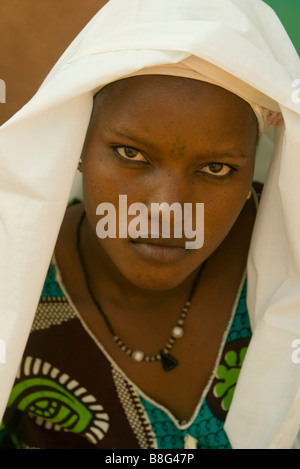 Ritratto di una donna africana Ouagadougou Burkina Faso Foto Stock