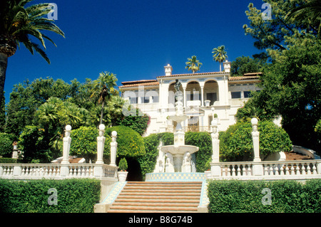 La Casa del Sol guest house presso il Castello di Hearst, San Simeone, California Foto Stock