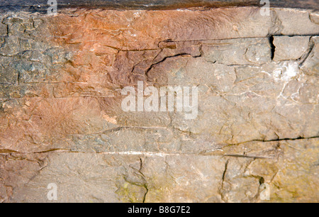 Dettaglio Struttura della roccia e pietra. Foto Stock