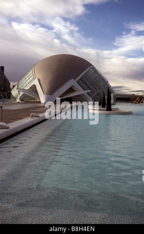 Città delle Arti e delle Scienze di Valencia SPAGNA Foto Stock