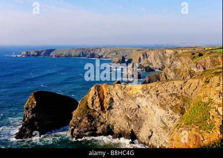 Tregurrian Nord Cornwal Foto Stock