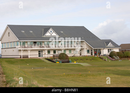 Golf Club a Knott fine sul mare Lancashire Foto Stock