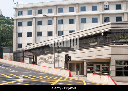 Stati Uniti edificio del Consolato di Hong Kong Foto Stock