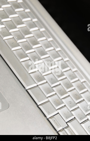 Dettaglio del laptop moderno della tastiera del computer Foto Stock