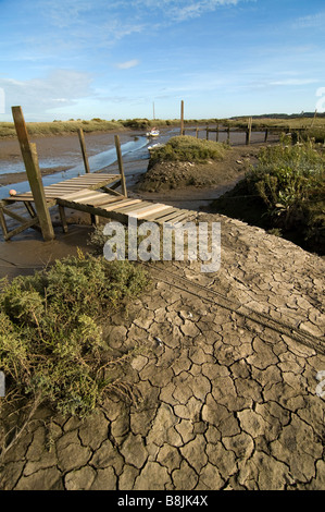 Pomeriggio autunnale a Morston Quay North Norfolk Foto Stock