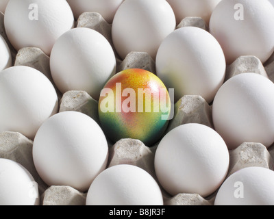 Gefaerbte Eier Pasqua Uovo di Pasqua Foto Stock