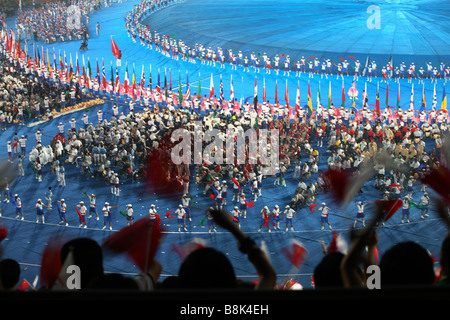 I giochi paralimpici cerimonia di apertura,Beijing, Cina Foto Stock