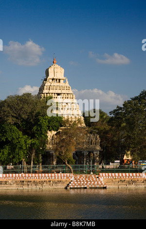 India Tamil Nadu Madurai Mariamman Teppakkulam tempio del serbatoio Foto Stock