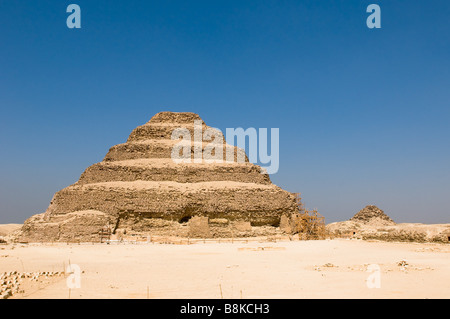 Passo piramide a Saqqara Egitto Foto Stock