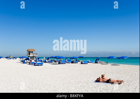 South Beach, Miami Beach, Gold Coast, Florida, Stati Uniti d'America Foto Stock