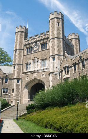 Blair Hall con la torre dell orologio una sala residenziale all' Università di Princeton, NJ; nuovo; New Jersey; USA Foto Stock