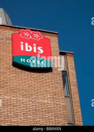 L'ex Hotel Ibis segno, Drummond Street, Londra Foto Stock