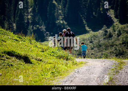 La zona intorno al Luegergraben e Grosser Galtenberg Foto Stock