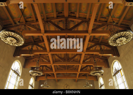 Union Station Interior, Los Angeles, California Foto Stock