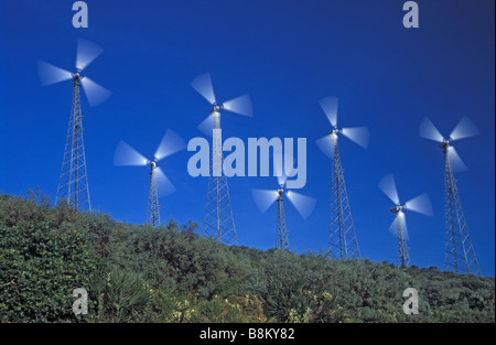 Generatori di vento - Spagna - alternativa forma di energia Foto Stock